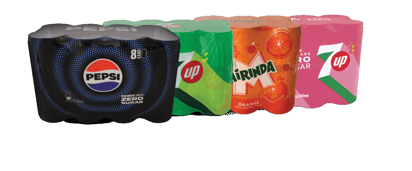 Pepsi, Pepsi Zero, 7UP, Mirinda multipacks